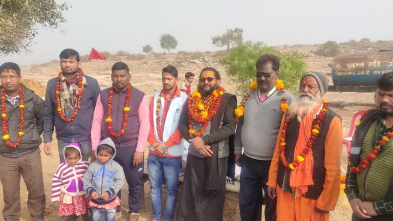 संत सनातन धर्म सेवा संस्थान के राष्ट्रीय सचिव पहुँचे नगवा सोनभद्र।