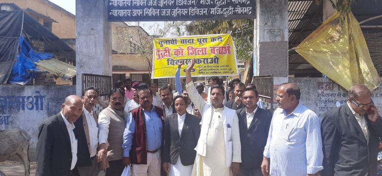 हलचल -: दुद्धी को जिला बनाओ को लेकर मोर्चा ने भरी हुंकार।
