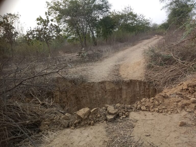 तू डाल -डाल मैं पात -पात, अवैध बालू खनन रोकथाम के लिए गठित राजस्व टीम ने ग्राम टेढ़ा में सुरक्षा खाई खुदवाई।