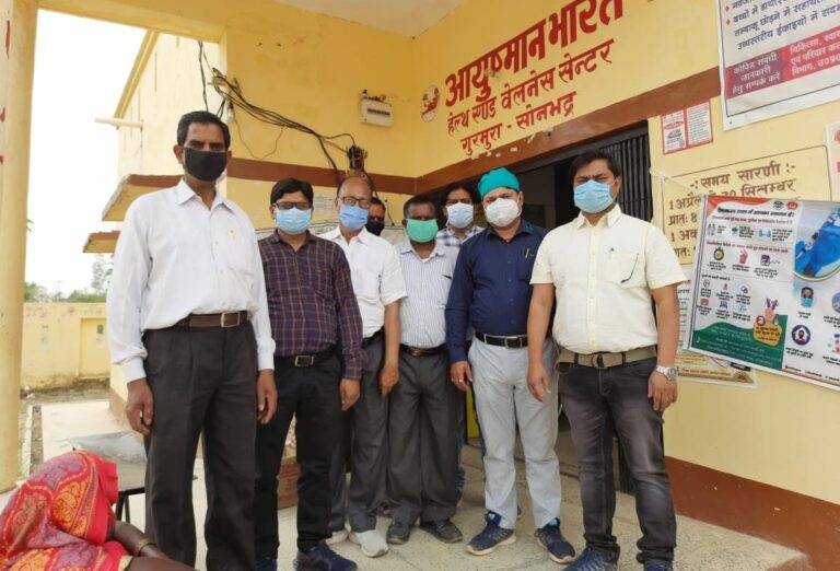 मुख्यमंत्री आरोग्य स्वास्थ्य मेला आलक आयोजन, कोविड जांच किया गया।