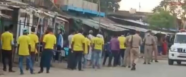 आचार संहिता उलंघन में प्रधान प्रत्याशी के पति पर मुकदमा दर्ज।