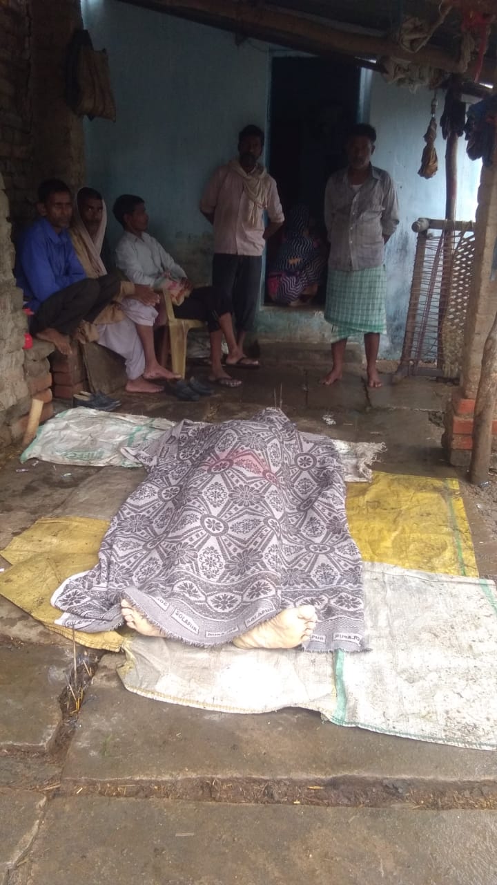 कुएं में गिरने से अधेड़ की मौत।