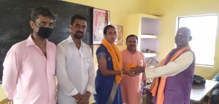 अनुसूचित जनजाति मोर्चा की क्षेत्रीय अध्यक्ष शारदा खरवार का हुआ स्वागत