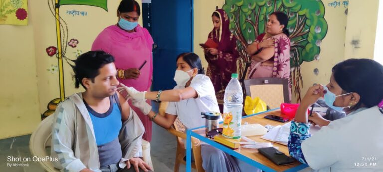 तीन दिवसीय टीकाकरण अभियान का हुआ आयोजन