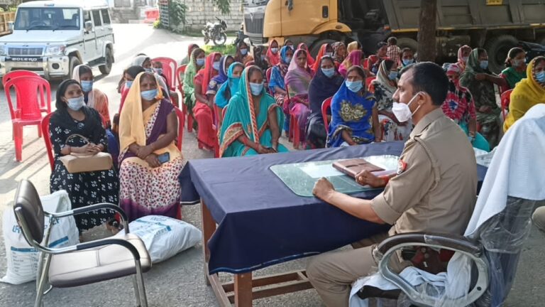 कम्युनिटी पुलिसिंग के द्वारा की गई जरूरतमंदों की मदद