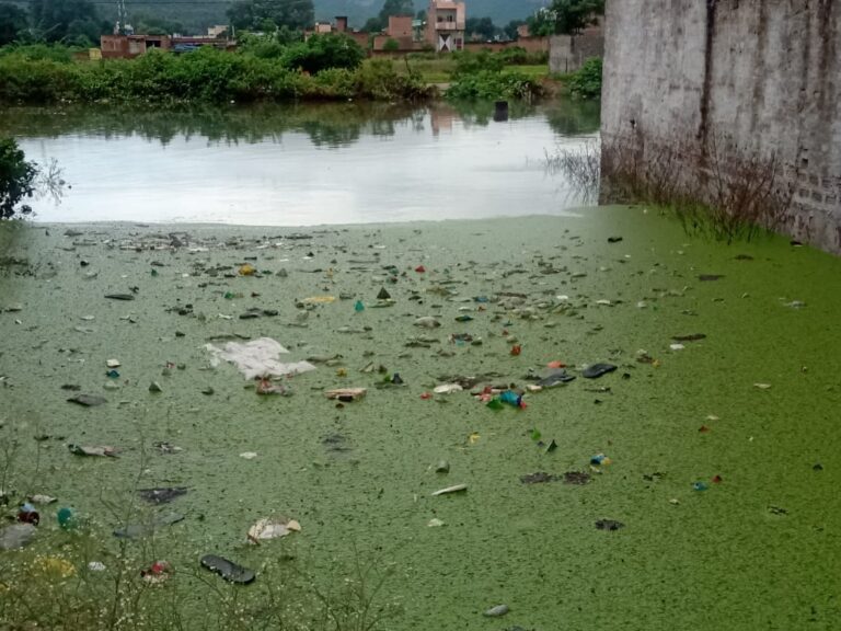 भारी बारिश के कारण जनजीवन हुआ बेहाल।