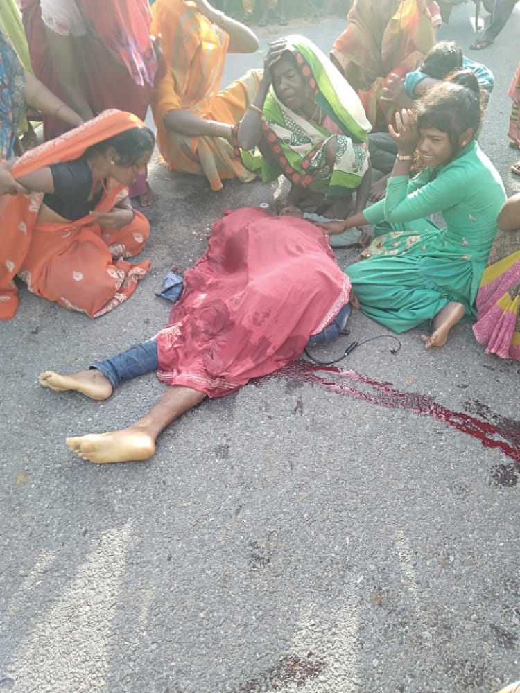 दु:खद – खेतारी में बालू लदा ट्रक ने 18 वर्षीय युवक को कुचला, मौत।