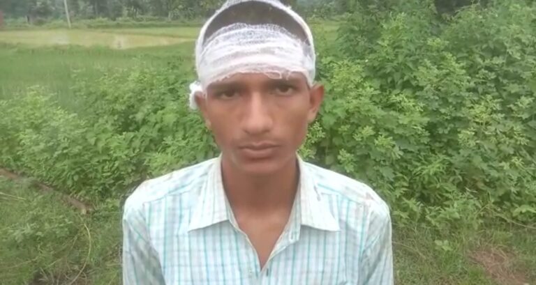 बभनी – जमीनी विवाद में दो पक्षों में हुई जमकर मारपीट,जान से मारने की मिली धमकी।