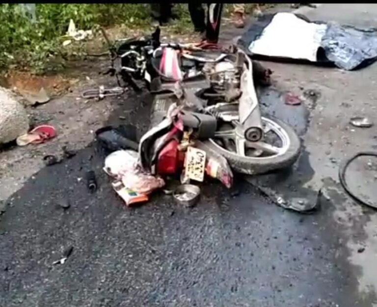 पिपरी मे भीषण सड़क हादसे में बच्चे समेत तीन की मौत।