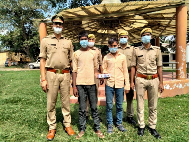 दो युवक को गिरफ्तार कर भेजा जेल।