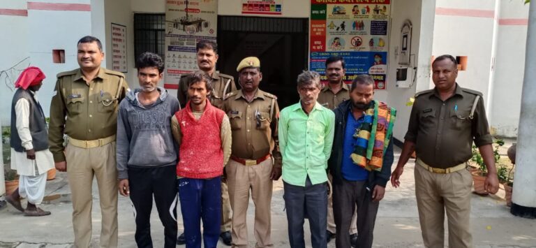 डाला पुलिस ने चार वारंटीयो को अलग अलग जगहों से गिरफ्तार कर भेजा जेल