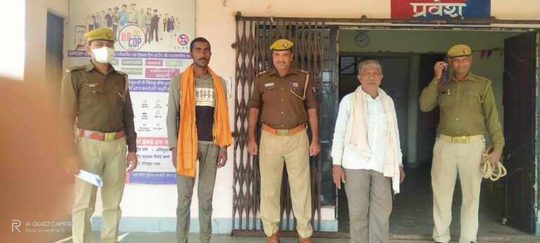 शांति भंग में दो अभियुक्त को किया गिरफ्तार।