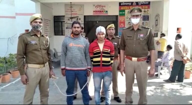 चोरी के आरोप में दो युवक को गिरफ्तार कर भेजा जेल।