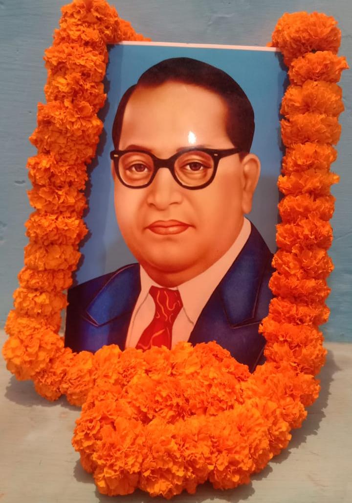 महापरिनिर्वान दिवस पर बाबा साहब भीम राव अंबेडकर को किया याद।