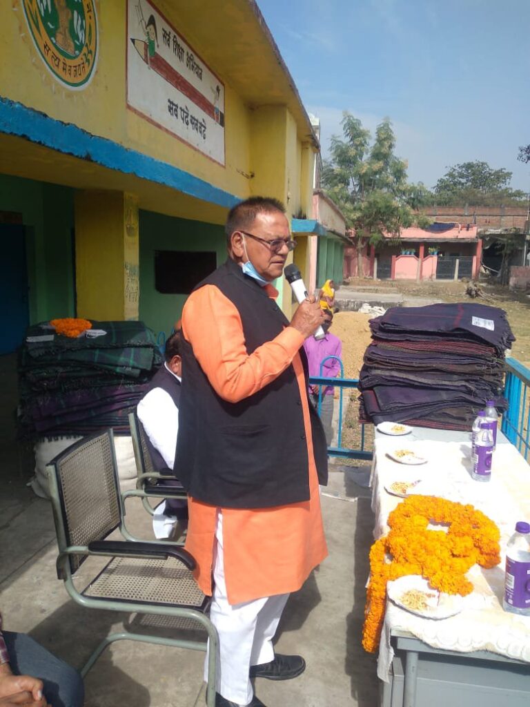 NTPC विंध्याचल के सौजन्य से जरूरत मंदो को मिला कंबल।