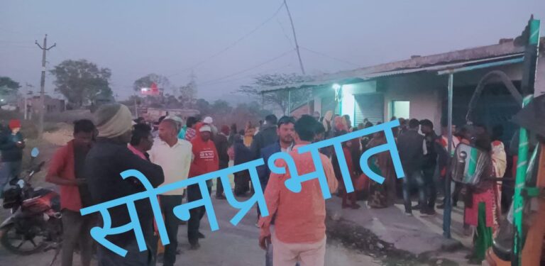 टीपर के चपेट में आने से एक युवक की हुई मौत।