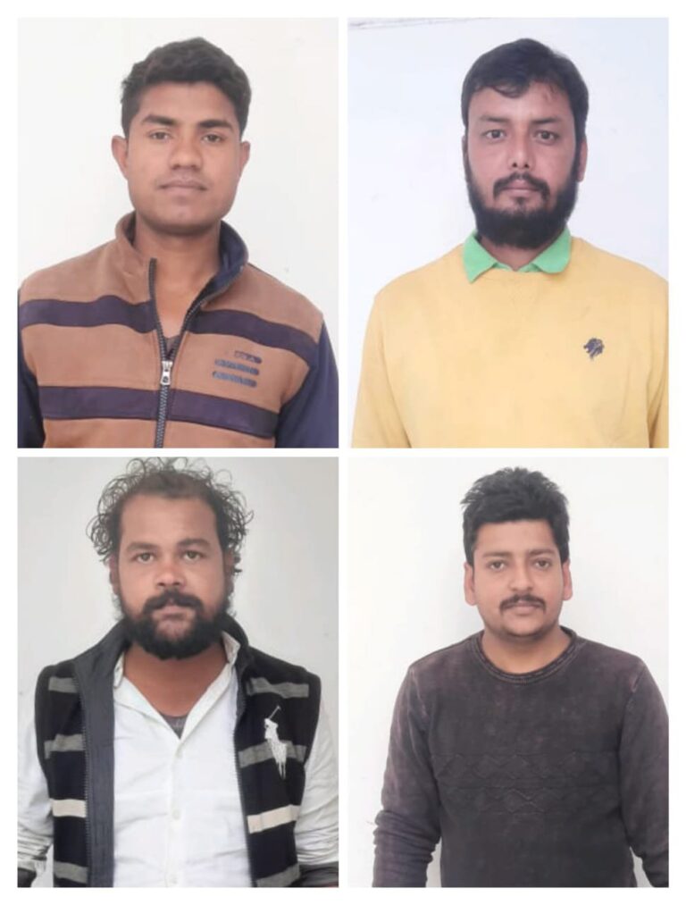 खनिज बैरियर पर जबरन ट्रक पास कराने के आरोप में चार पासर गिरफ्तार।
