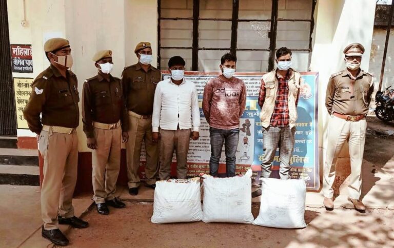 क्राइम ब्रांच व थाना रायपुर पुलिस को मिली बड़ी कामयाबी, 51 किलो गांजा पकड़ा, तीन गिरफ्तार।