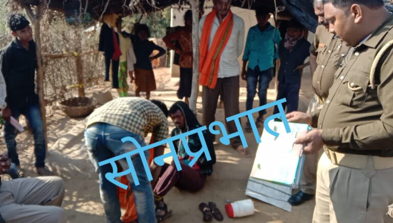 गांव वाले ने एक चोर को पकड़ कर किया पुलिस हवाले।