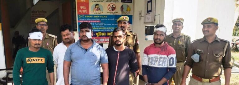 सोनभद्र – विजयी जश्न में हुए मारपीट के मामले में 11 पर हुआ मुकदमा,  पांच गिरफ्तार, छ: फरार।