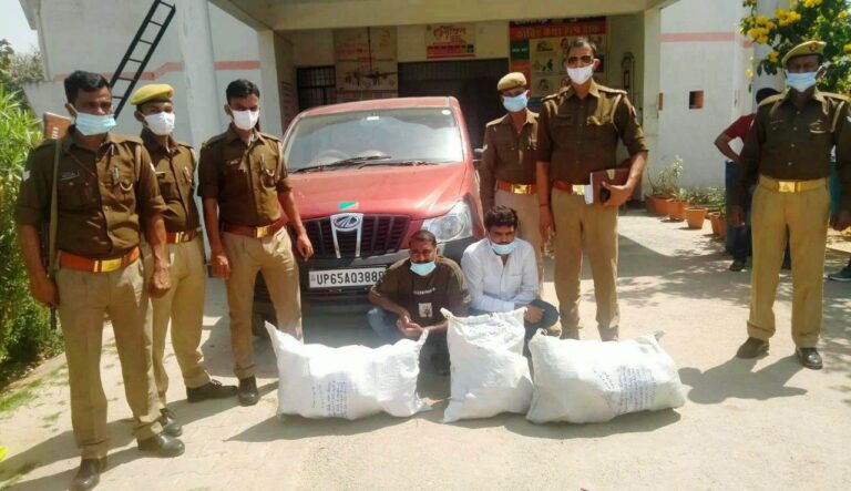 सोनभद्र – 40 किग्रा अवैध गांजे के साथ दो गिरफ्तार