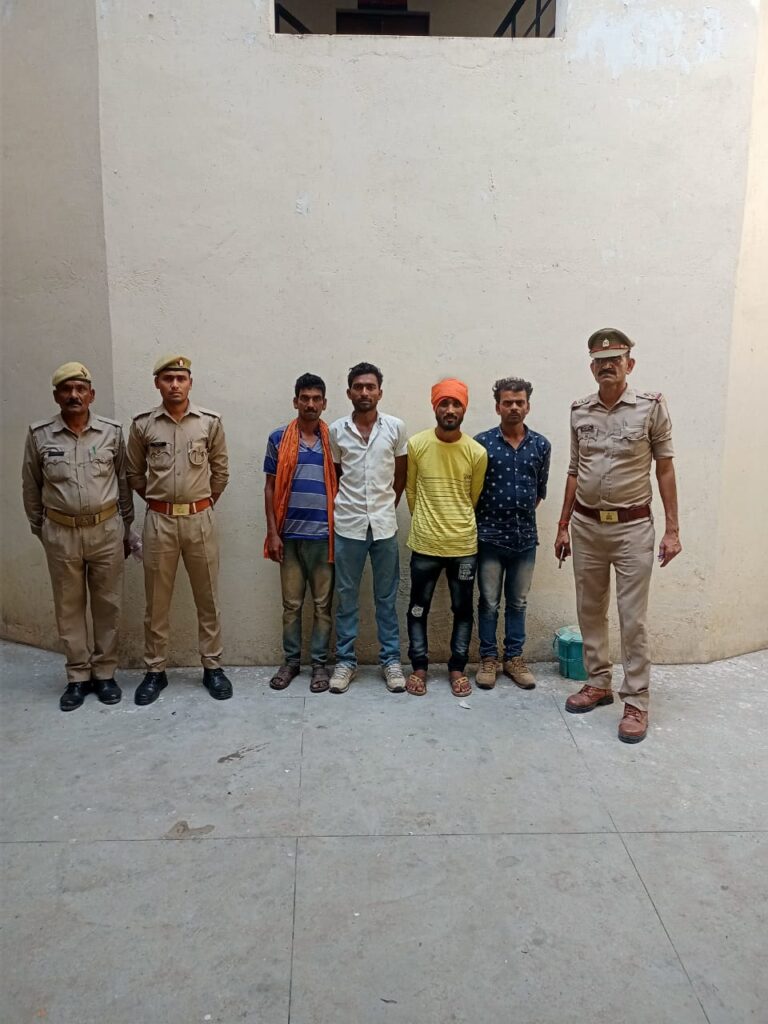 सोनभद्र – बारात में हुए मार -पीट मामले में चार गिरफ्तार।