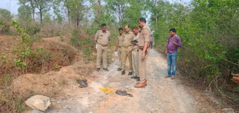सोनभद्र: जंगल में मिली अर्द्धनग्न अवस्था में घायल बेसुध युवती मिली, पुलिस जांच में जुटी। 