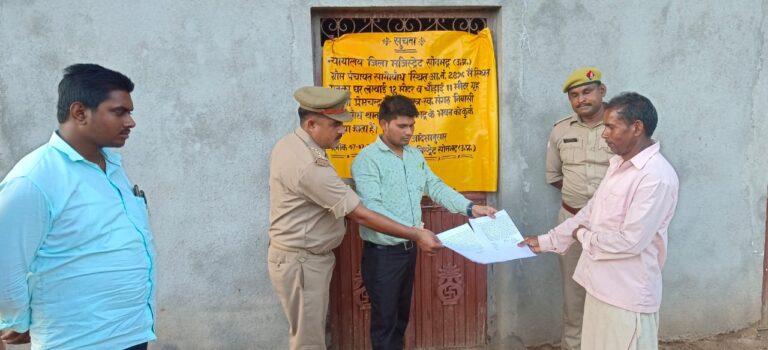 बभनी पुलिस ने सागोबान्ध निवासी गैंगेस्टर एक्ट के अपराधी की लगभग 29 लाख 40 हजार रुपये की अचल सम्पत्ति किया कुर्क।