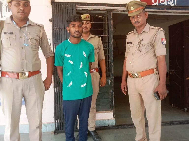 सोनभद्र : दुष्कर्म मामले में वांछित युवक को हाथीनाला पुलिस ने किया गिरफ्तार।