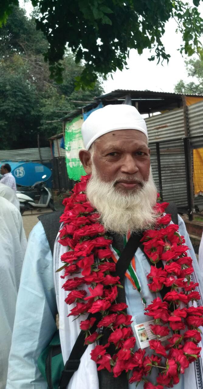 दुद्धी : सुपुर्द ए खाक हुए मिलनसार हाजी मैनुद्दीन खान।