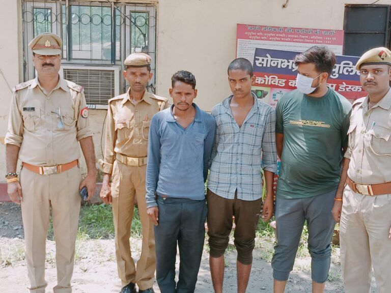 शक्तिनगर पुलिस ने चोरी का कोयला लदे कूटरचित नम्बर प्लेट वाले दो ट्रेलर को बरामद कर 3 को किया गिरफ्तार।