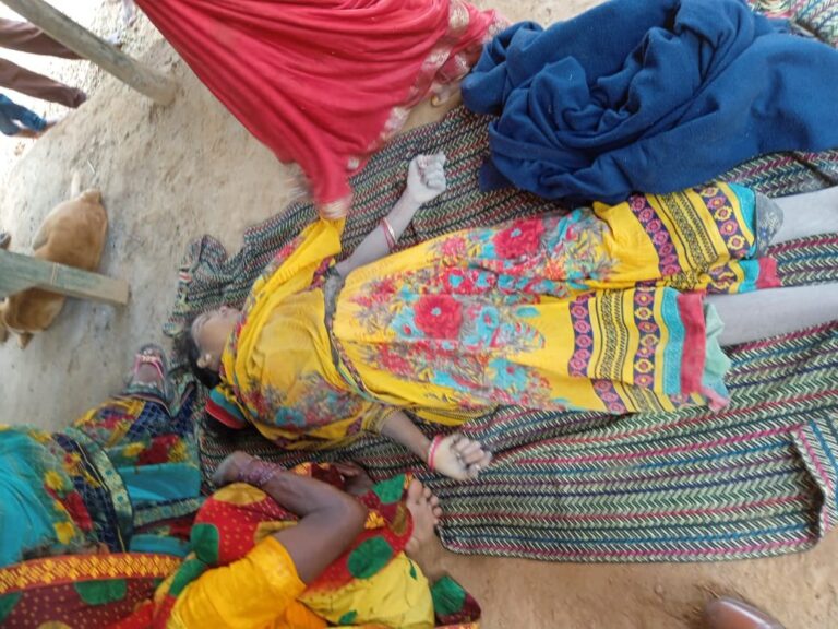 करंट की चपेट में आने से एक महिला की मौत।