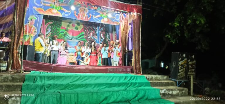 बघाडू मे श्री रामलीला मंचन का हुआ शुभारम्भ।