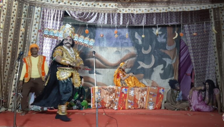 श्रीराम-सुग्रीव मित्रता व बाली वध लंकादहन की लीला का हुआ मंचन