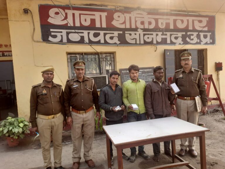 शक्तिनगर पुलिस द्वारा चोरी के प्रकरण में थाना स्थानीय  वांछित चल रहे अभियुक्तगण को किया गया गिरफ्तार।