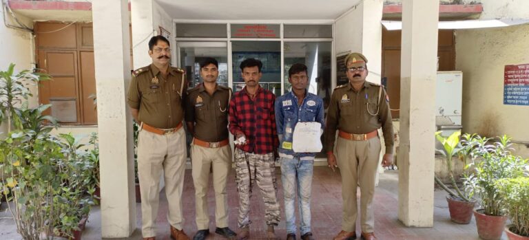 अनपरा पुलिस द्वारा 22 ग्राम हिरोईन (अनुमानित कीमत 02 लाख रुपये) व 01 किलो 200 ग्राम गांजा के साथ 02 अभियुक्तों को किया गिरफ्तार।