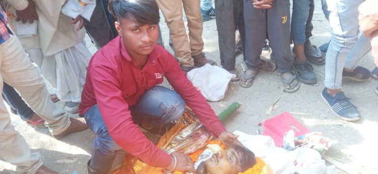 बाइक के धक्के से साइकिल सवार युवक की मौत