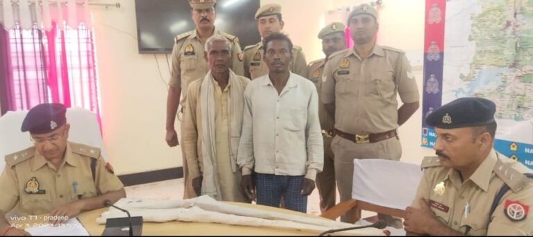 बभनी पुलिस ने हत्या में संलिप्त दो व्यक्तियों को किया गिरफ्तार, 2 बारूदी गन बरामद।