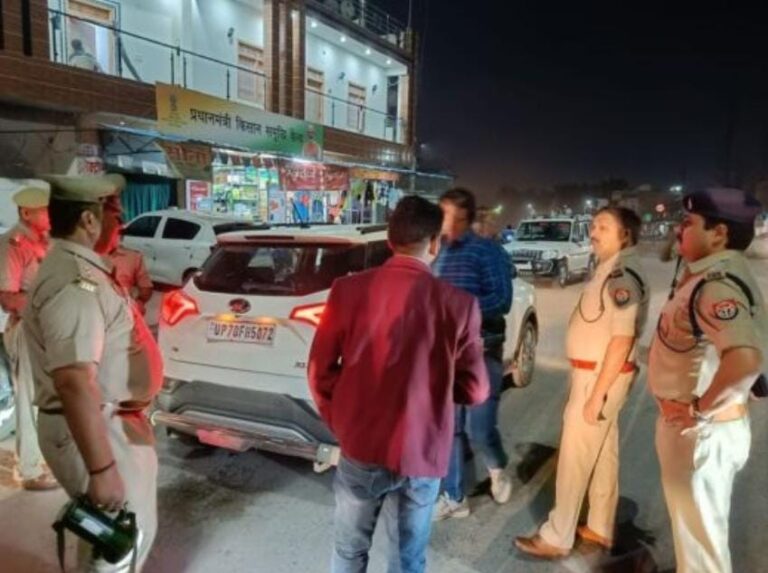 Breaking:-चेकिंग के दौरान स्कॉर्पियो गाड़ी से दस लाख रुपये पुलिस ने किया जब्त