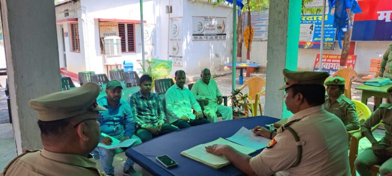 थाना समाधान दिवस पर आए 12 मामलों में से8 का हुआ निस्तारण