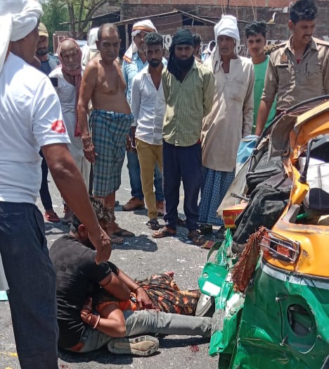 ऑटो व ट्रक हादसा:-इलाज के दौरान 9 महीना का बच्चे की मौत,मृतकों की संख्या पहुँची 2