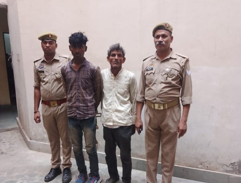 गोवंश की तस्करी करने वाले 02अभियुक्तों को गिरफ्तार कर 06 राशी गोवंश किया बरामद