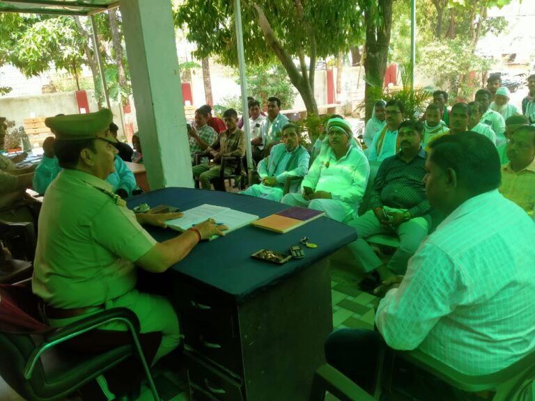 बकरीद और कावर यात्रा को लेकर शांति समिति की बैठक संपन्न