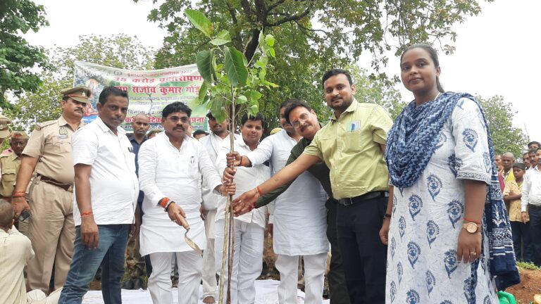 राज्य मंत्री ने पौधरोपण कर पर्यावरण का दिया संदेश