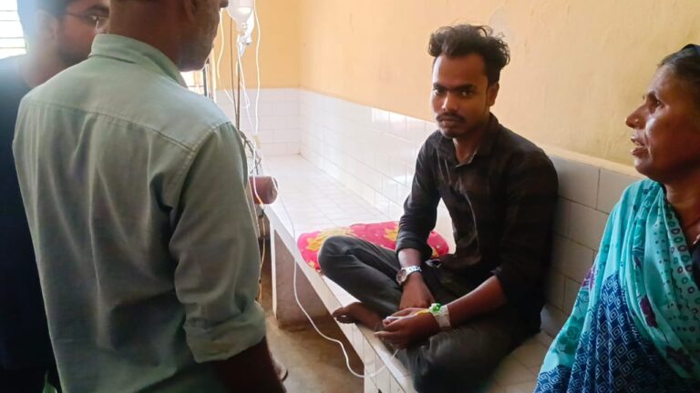 बीडर गांव में सर्पदंश से एक युवक हुआ अचेत, अस्पताल में इलाज जारी