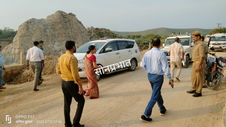 बिल्ली मारकुंडी खनन क्षेत्र में जांच टीम आने से पसरा रहा सन्नाटा