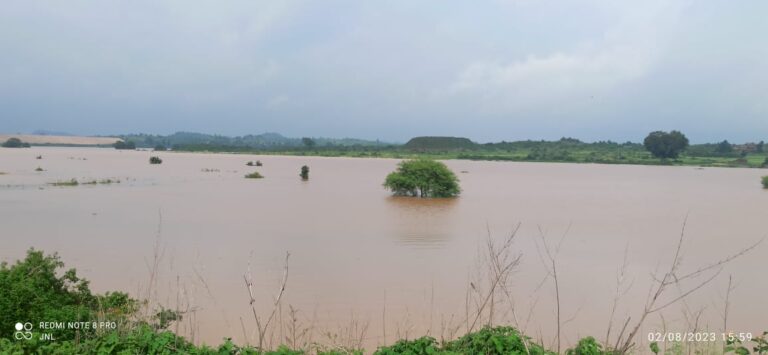 कनहर बांध का जलस्तर तेजी से बढ़कर पहुचा 247 मीटर के लेवल तक।