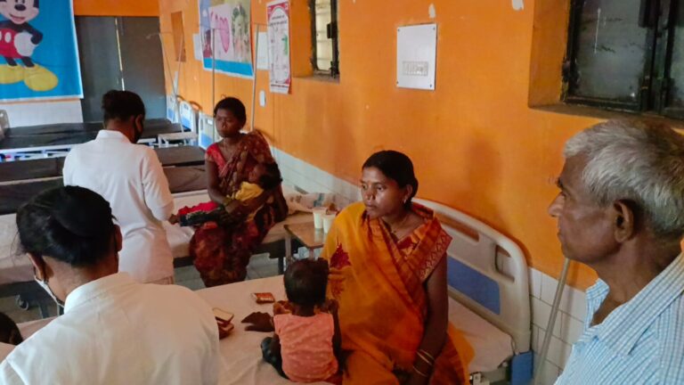 लंबे अरसे बाद एनआरसी वार्ड में 2 कुपोषित बच्चे हुए भर्ती