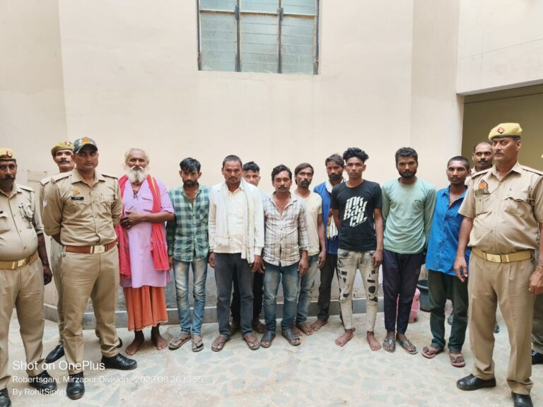 शान्तिभंग में 10 लोगों को गिरफ्तार कर,किया गया चालान