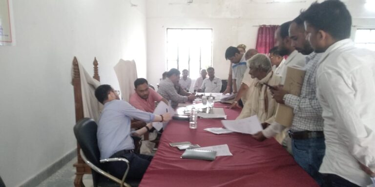 दुद्धी तहसील समाधान दिवस पर 45 मामले आए 12 मामलों का हुआ निस्तारण